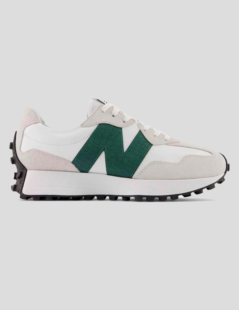Zapatillas NEW BALANCE 327 de white/nightwatch green